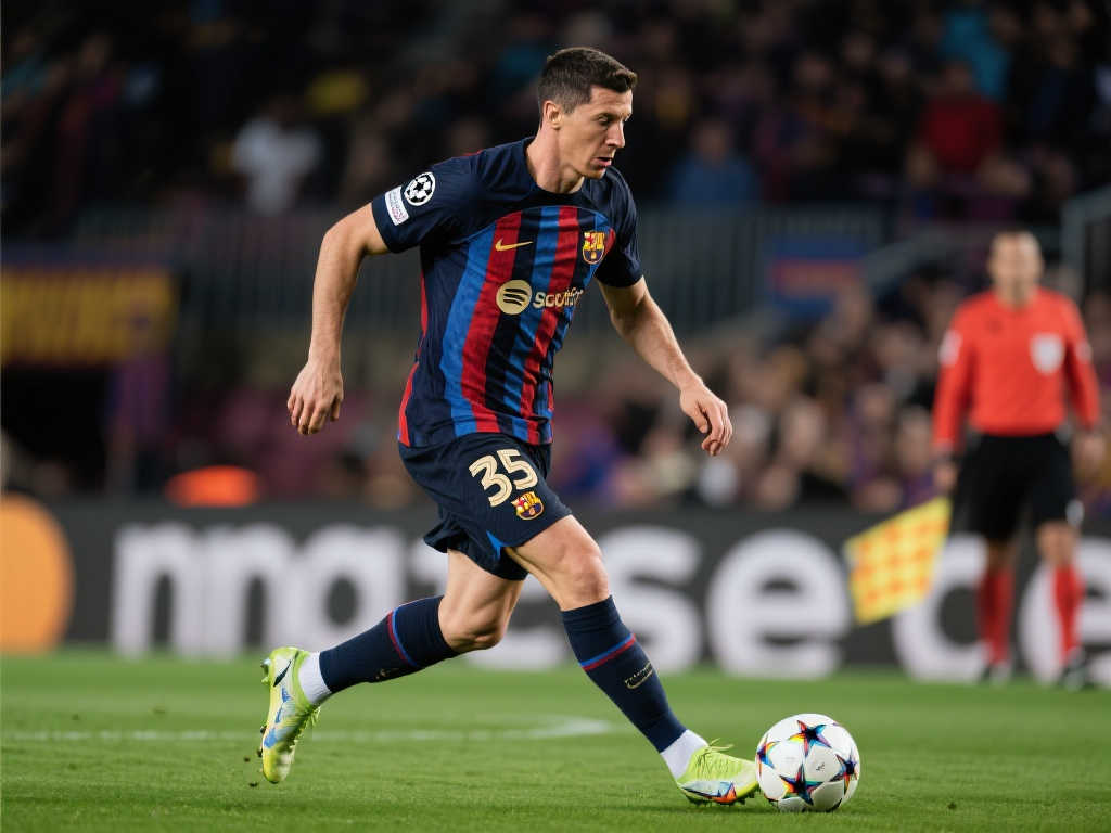 35岁莱万状态下滑？近28场仅15球，巴萨陷入担忧